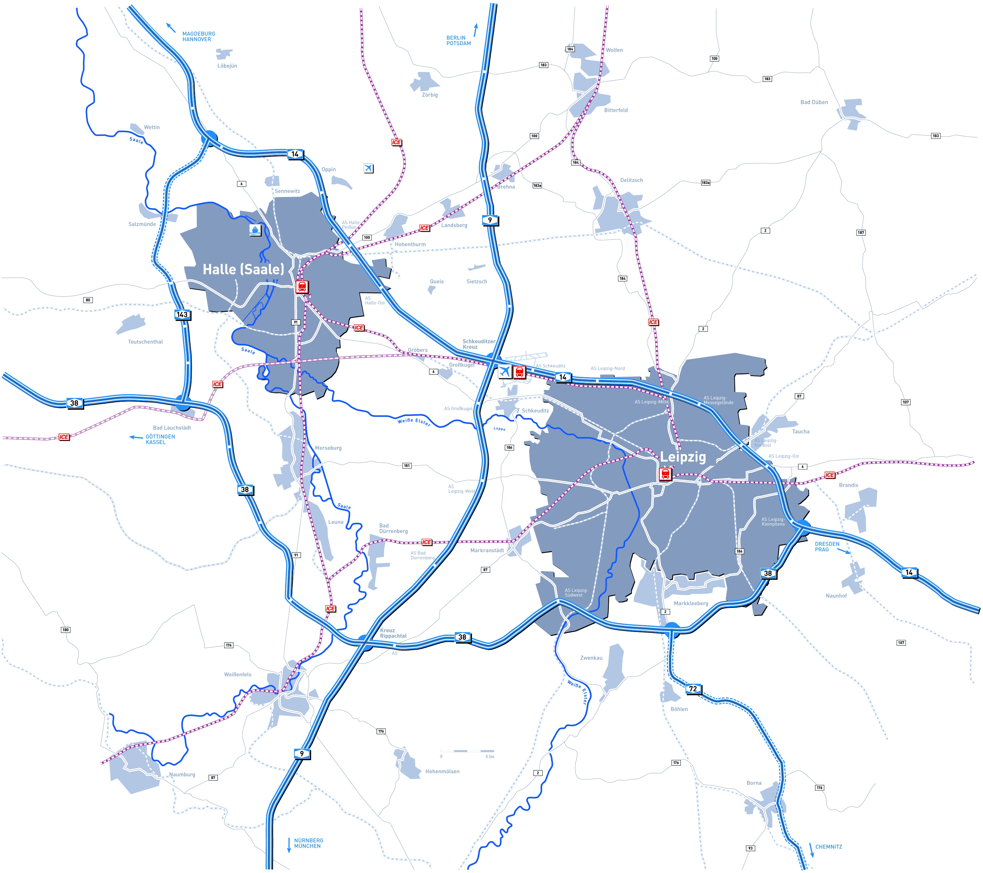 Autobahnen - Netzwerk Logistik Mitteldeutschland e.V.